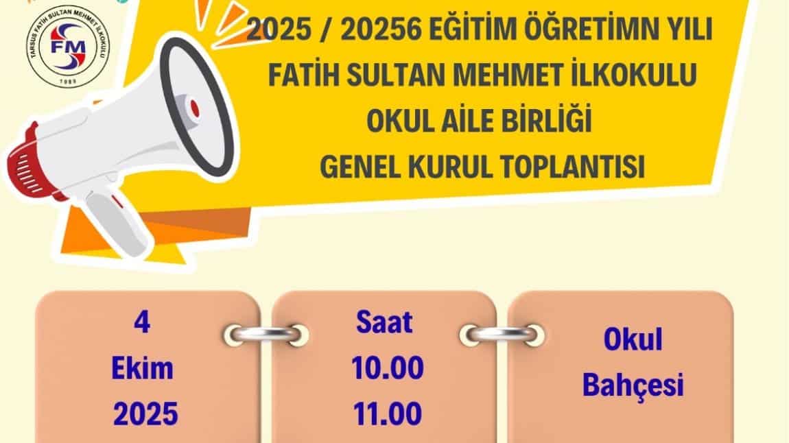 OKUL AİLE BİRLİĞİ OLAĞAN TOPLANTISI